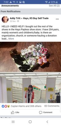 Baik Hati, Wanita Borong Ratusan Sepatu untuk Didonasikan Pada Korban Banjir