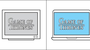 Nonton di TV atau laptop? Foto: João Rocha