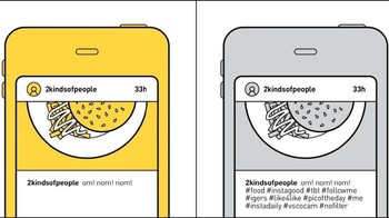 Postingan bersih atau penuh hastag? Foto: João Rocha