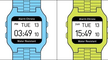 Mode AM/PM atau 24 Jam? Foto: João Rocha