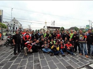 150 Anggota Komunitas Bikers Yogya Kopdar Bareng Enduro Touring