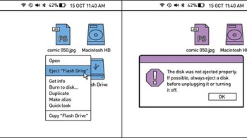 Pilih Eject atau langsung cabut flash disk? Foto: João Rocha