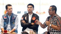Peneliti CSIS Arya Fernandes memberikan pemaparannya kemana suara milenial itu.