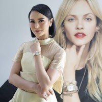 Ririn Ekawati menghadiri Aigner Media Power Lunch di Eastern Opulence, Jakarta, Kamis (4/4/2019). Kedatangannya kali ini sebagai model untuk memeragakan koleksi terbaru jam tangan premium dari merek fashion asal Jerman tersebut. (Foto: dok. Aigner)