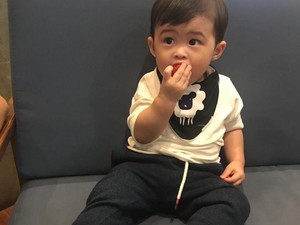 Super Gemas! Ini Tingkah Raphael Moeis Kalau Lagi Makan