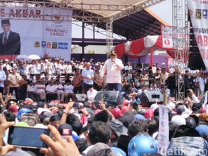 Prabowo Ajak Warga Ciamis Kawal Pencoblosan di TPS
