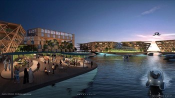 Idenya adalah membangun pulau-pulau mengapung berbentuk heksagonal dengan ukuran sekitar tiga kali ukuran lapangan sepakbola. (Foto: Dok. Oceanix)  