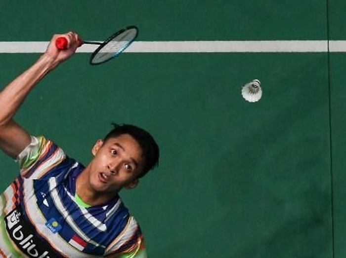 Pemain tunggal putra Indonesia, Jonatan Christie. (Foto: Mohd RASFAN / AFP) Pemain tunggal putra Indonesia, Jonatan Christie. (Foto: Mohd RASFAN / AFP)