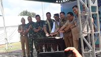 Peresmian Bandara Gatot Subroto di Way Kanan
