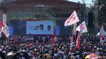 Ada Massa Pingsan, Begini Potret Kampanye Jokowi di Batam Membeludak