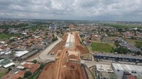 Kemudian Seksi 3 on/off ramp Benteng Betawi-IC Husein Sastranegara 6,50 km. Foto di atas adalah proyek tol Cengkareng-Kunciran sedang berlangsung.Foto: Istimewa/Dok. PT Wijaya Karya (Persero) Tbk