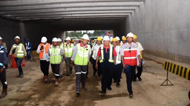 Di Bawah Bandara, Underpass Terpanjang RI Kelar Desember 2019