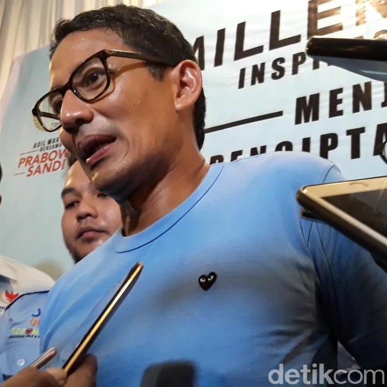 Sandiaga Curhat Susah Urus Izin Selama 7 Bulan Kampanye Sandiaga Curhat Susah Urus Izin Selama 7 Bulan Kampanye