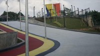 Ada juga jogging track di sini. Generasi milenial juga bisa mengekspresikan diri di sini, ada arena BMX untuk free riding dan free style. (Foto: dok.istimewa)