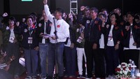 Sejumlah mantan atlet nasional hadir dalam deklarasi untuk mendukung Jokowi.