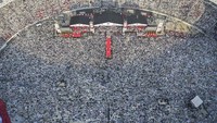 Lapangan hingga tribun Stadion GBK dipenuhi massa pendukung Prabowo-Sandiaga. Hafidz Mubarak/Antara Foto.