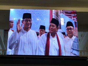 Kampanye Akbar, Prabowo-Sandiaga Sudah Berada di GBK