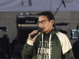 Usai Kampanye di GBK, Sandiaga Temui Milenial di Medan