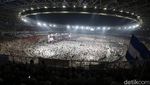 Gaya Kompak Prabowo-Sandiaga Sapa Pendukung di GBK