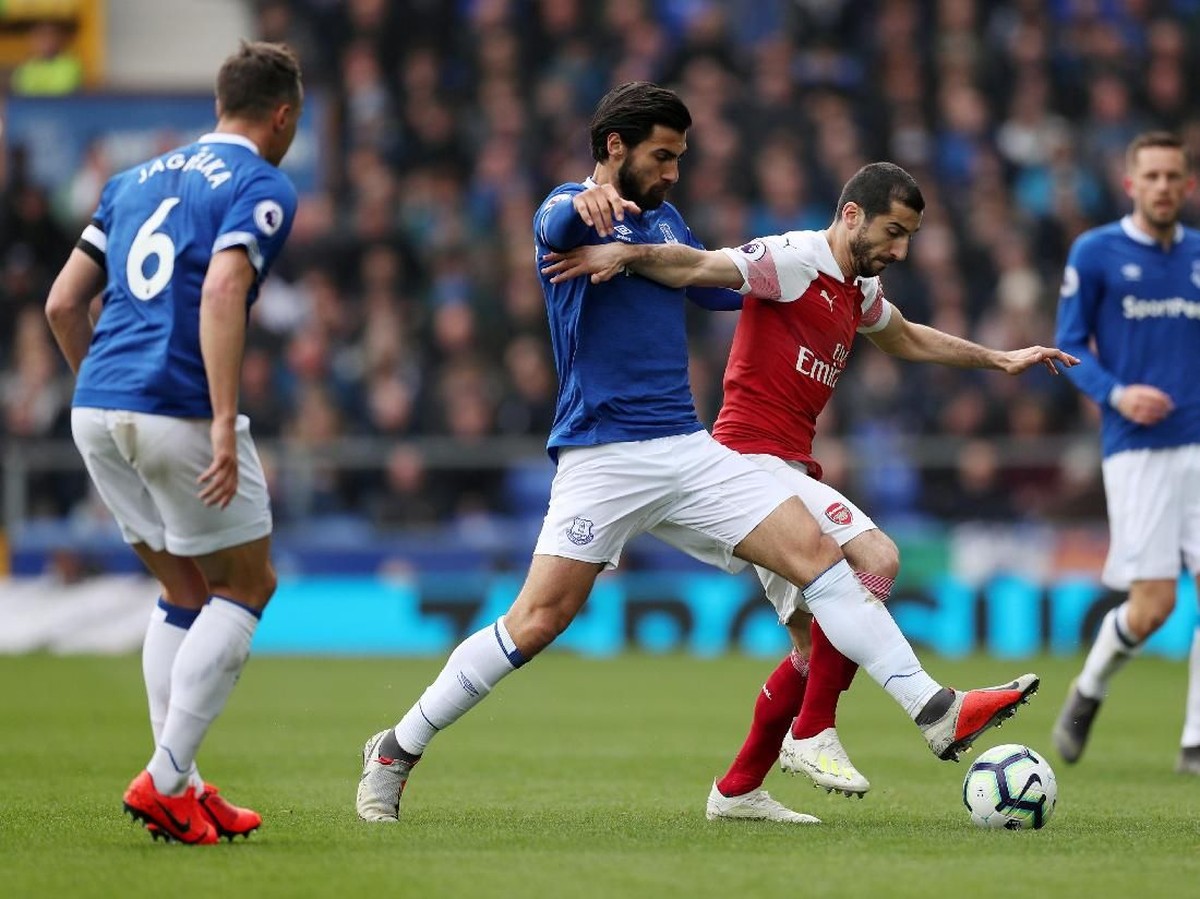 Arsenal sat ditaklukkan oleh Everton di Liga Inggris. (Foto: Lee Smith/Actions Images via Reuters)