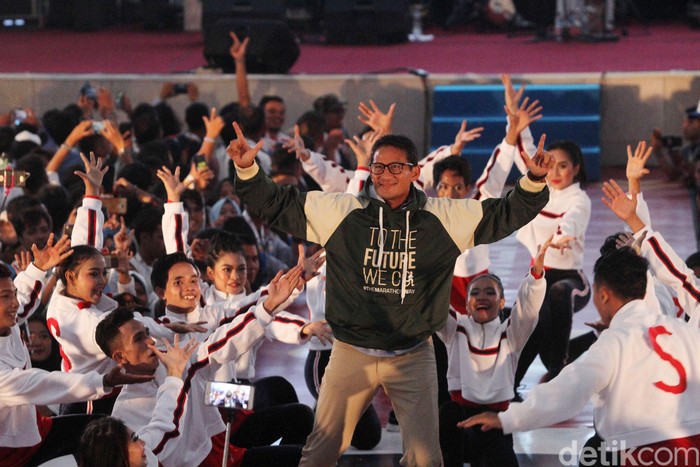 Ke Milenial Medan, Sandiaga Janjikan Lapangan Pekerjaan