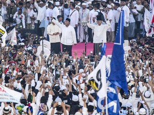Buka Kampanye Akbar, Prabowo: Saya Dilaporkan Ini Rapat Akbar Politik Terbesar!