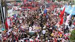 Potret Kegembiraan Kampanye Jokowi-Maruf di Tangerang