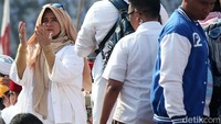 Wakil Ketua Badan Pemenangan Nasional (BPN) Prabowo Subianto-Sandiaga Uno juga hadir dalam kampanye akbar.