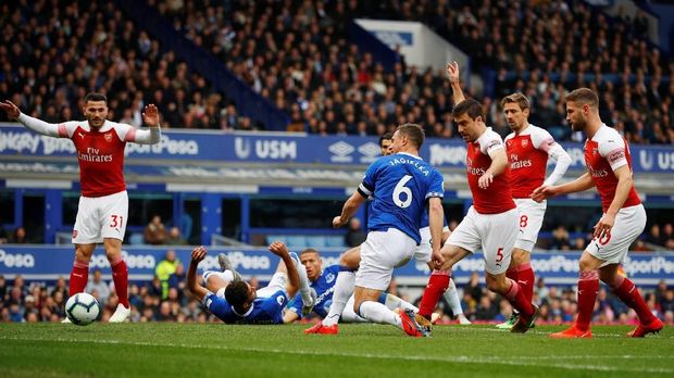 Kalah 0-1 dari Everton, Arsenal Gagal Masuk Tiga Besar