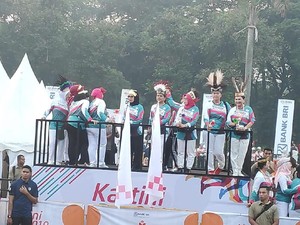 Iriana Jokowi dan Mufidah Kalla Buka Kartini Run 2019