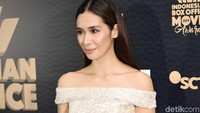 Marsha Timothy saat ditemui di sebuah acara di kawasan Daan Mogot, Jakarta Barat pada akhir pekan lalu. Pool/Noel/detikFoto.
