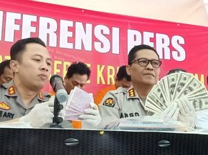 Polda Metro Jaya Tangkap Pengedar Dolar Palsu Senilai Rp 1 M