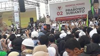 Capres 02 Prabowo Subianto berterimakasih kepada parpol koalisi Indonesia Adil Makmur yang mengusung pencapresannya. Dia juga menyampaikan terima kasih kepada kader PP dan Golkar yang ikut mendukung 02.