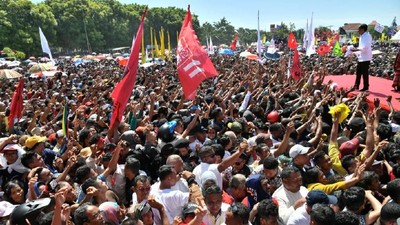 Kampanye di Kupang, Jokowi Pamer Bangun 7 Bendungan