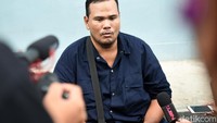 Fahmi Bo saat ditemui di studio Trans TV, Kapten Tendean, Jakarta Selatan pada Senin (8/4). Pool/Noel/detikFoto.