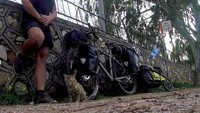 Gaya mereka saat berada di Athena, Yunani. Netizen suka foto-foto ini (1bike1world/Instagram)