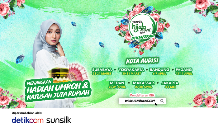 Siapkan Bakatmu, Sunsilk Hijab Hunt 2019 Bakal Hadir di Kota Padang