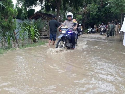 Ribuan Rumah di 4 Desa Indramayu Terendam Banjir Luapan Cimanuk
