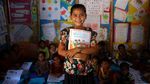 Semangat Anak-anak Rohingya Belajar di Pengungsian