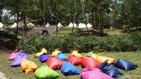 Di sejumlah tempat, tersedia beberapa bean bag untuk bersantai (Shinta/detikcom)