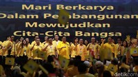 Para caleg Partai Golkar juga hadir dalam kampanye tersebut.