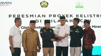 Peresmian Proyek Kelistrikan di Provinsi Aceh tersebut dipusatkan di GI 150 kV Takengon, Kecamatan Bebesen, Kabupaten Aceh Tengah, Provinsi Nangroe Aceh Darussalam. Selain Menteri ESDM acara ini juga dihadiri oleh Plt Gubernur Aceh Nova Iriansyah, Dirjen Ketenagalistrikan Rida Mulyana dan Direktur Bisnis Regional Sumatera PLN Wiluyo Kusdwiharto turut hadir pula  Stakeholder yang terlibat Langsung maupun tidak langsung selama proses pengerjaan serta dihadiri masyarakat sekitar proyek. Dok. PLN.