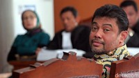 Presiden Konfederasi Serikat Pekerja Indonesia (KSPI) Said Iqbal bersaksi di sidang kasus hoax penganiayaan Ratna Sarumpaet di PN Jakarta Selatan, Selasa (9/4/2019).