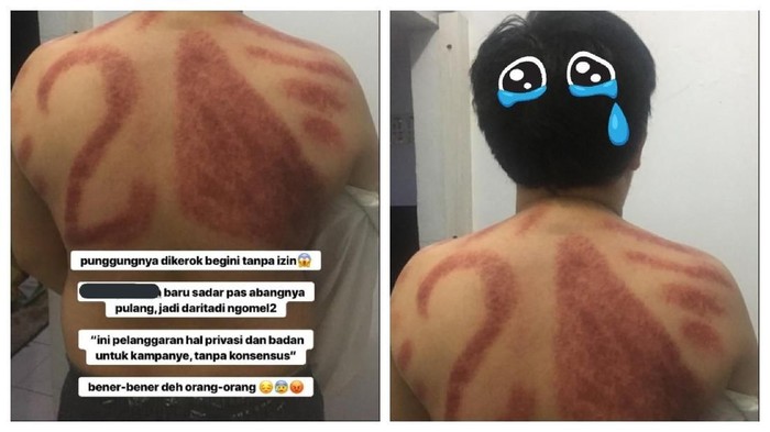 Dikerok dengan motif nomor urut paslon, antimainstream! Foto: Twitter/aidaazhar Dikerok dengan motif nomor urut paslon, antimainstream! Foto: Twitter/aidaazhar