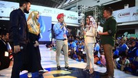 Acara itu juga dihadiri Teuku Wisnu dan Shireen Sungkar. Pool/KAHMI.