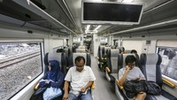 Dari data penumpang pascaberoperasinya MRT Jakarta dan integrasi antarmoda di wilayah Dukuh Atas memang penumpang KA Bandara meningkat 10 sampai 11 persen dibanding sebelumnya. Foto: AntaraFOTO/Nova Wahyudi