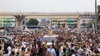 Prabowo optimistis meraih 80 persen suara di Bumi Sriwijaya. 