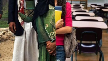 Sudah sejak lama dia membuat karya yang menggabungkan dua foto. Foto: Uğur Gallenkuş