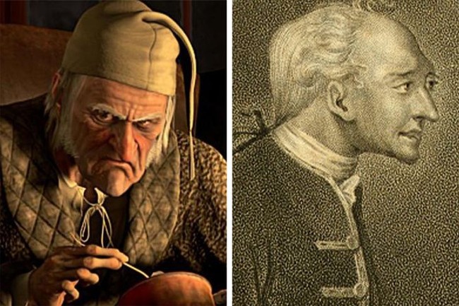 Karakter pria kikir Ebenezer Scrooge dari cerita A Christmas Carol terinspirasi dari John Elwe, seorang politisi di abad 18. Meskipun banyak harta, John terkenal sangat pelit dan kikir. Ia memilih tinggal di rumah kumuh ketimbang mengeluarkan uang untuk renovasi. John juga sering memakai baju usang dan makan makanan basi demi hemat uang. Foto: Dok. Brightside, Wikipedia