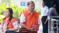 Markus diperiksa pertama kali sejak ditahan pada 1 April pekan lalu karena tersangkut korupsi e-KTP.